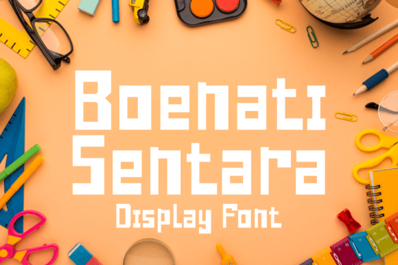 Boenati Sentara: A Timeless Display Font for Editorial Elegance