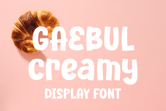 Boost Your Brand with Gaebul Creamy: A Display Font for Modern Business Design