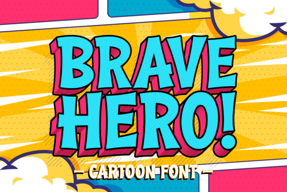 Brave Hero: A Playful Display Font That Builds Brand Charm