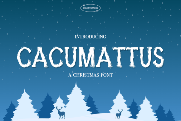 Cacumattus: A Playful, Polished Display Font for Small Business Brands