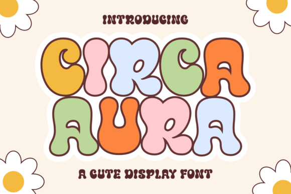 Circa Aura: A Charming Display Font for Handmade Creators