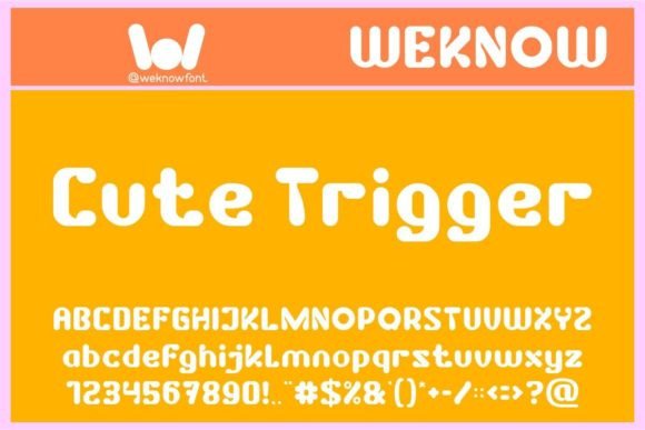 Cute Trigger: A Display Font That Delivers Personality Without Sacrificing Clarity