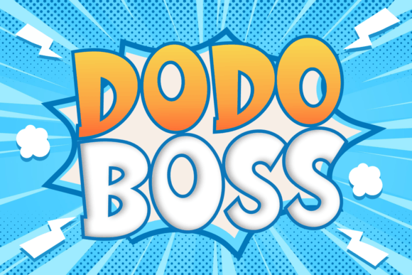 Dodo Boss: A Playful Display Font for Digital Branding