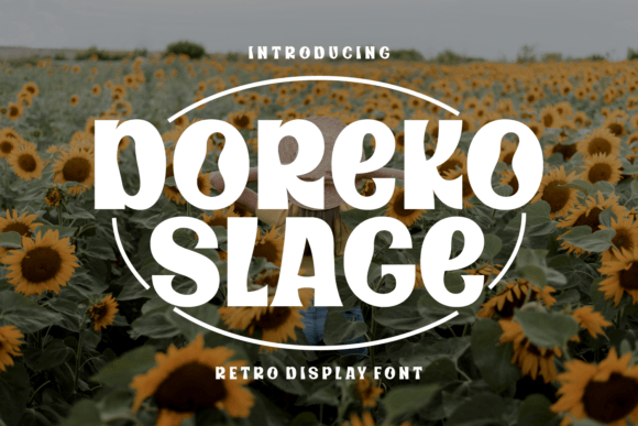 Doreko Slage: A Playful Display Font That Makes Your Brand Instantly Memorable