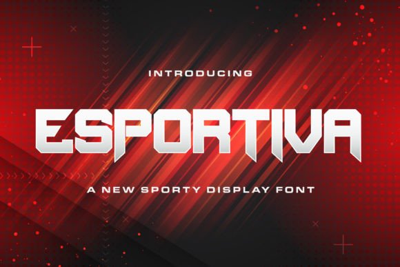 Esportiva: A Modern Display Font for Editorial Design