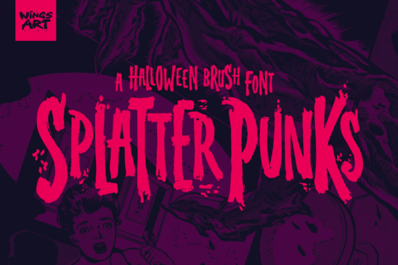 Exploring Splatterpunks: A Bold Display Font for Editorial Design
