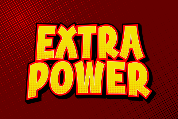 Extra Power: A Display Font That Makes Your Headlines Pop