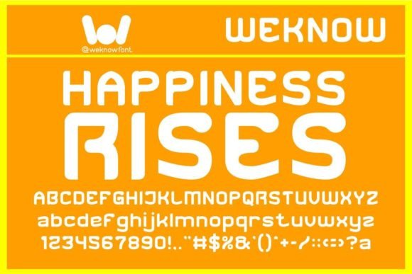 Happiness Rises: A Display Font That Lifts Editorial Moments