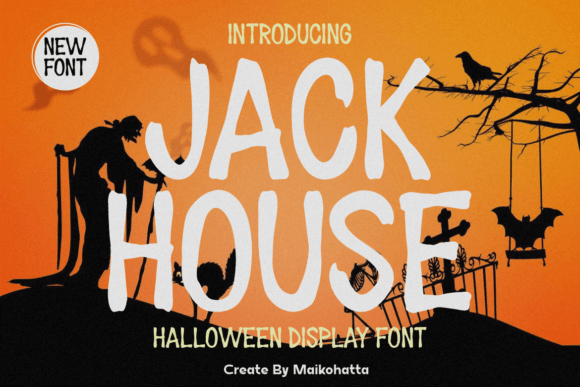 Jack House: A Display Font for Spooky Web Design