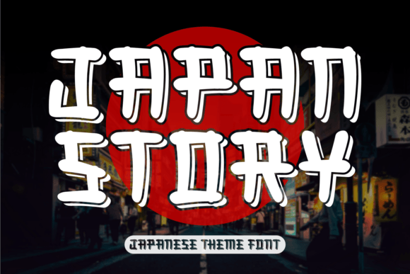 Japan Story: A Thoughtful Display Font for Japanese-Inspired Branding