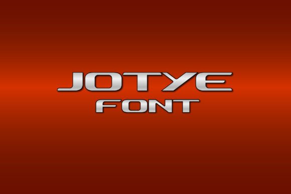 Jotye: A Bold Display Font for Editorial Impact