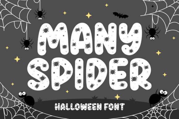 Many Spider: A Halloween Font That Adds Spooky Flair to Branding