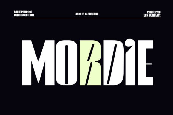 Mordie: A Versatile Display Font for Editorial Design