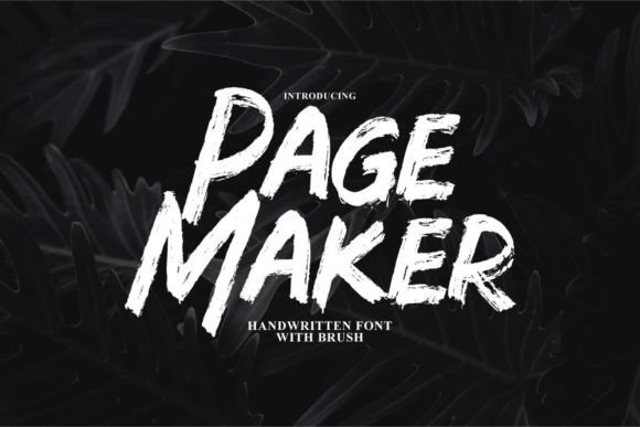 Page Maker: A Versatile Display Font for Editorial Design