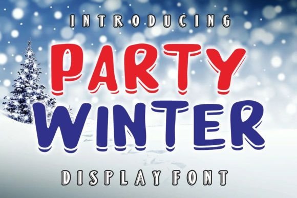 Party Winter: A Festive Font for Creative Crafting