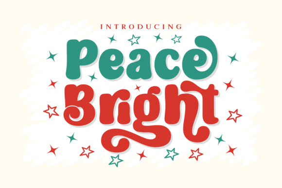 Peace Bright: A Display Font for Editorial Elegance