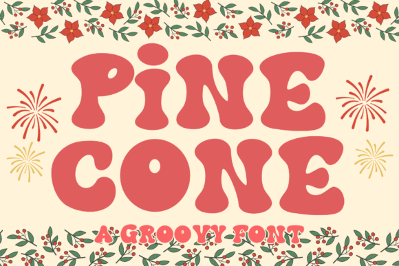 Pinecone: A Retro-Groovy Display Font for Digital Branding