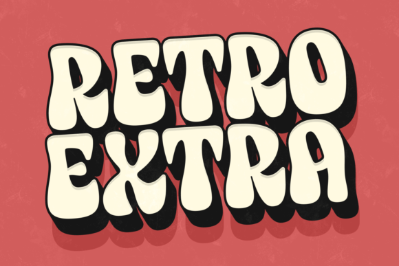 Retro Extra: A Joyful Display Font for Digital Brands