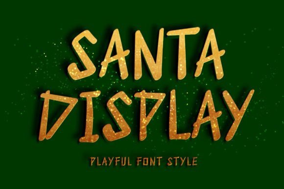 Santa Display: A Festive Font for Editorial Design