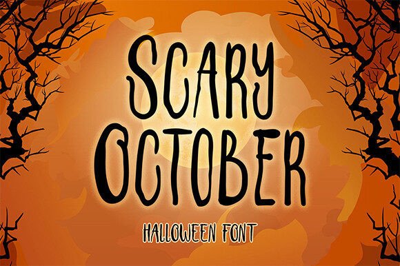 Scary October: The Perfect Font for Halloween-Themed Branding