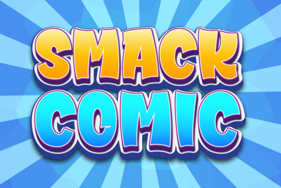 Smack Comic: A Playful Display Font That Makes Your Brand Feel Friendly & Polished