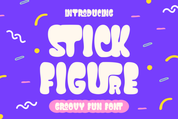 Stick Figure: A Groovy Display Font for Editorial Design