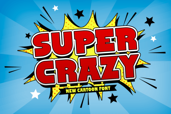 Super Crazy Font: Bold, Playful & Perfect for Handmade Brands