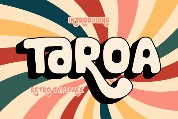 Taroa: A Retro Display Font That Brings Warmth and Character to Real Branding