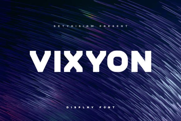 Vixyon: A Bold Typeface for Modern Branding